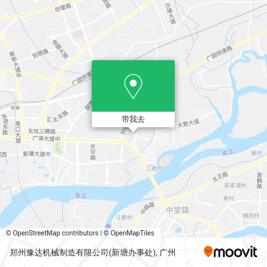 郑州豫达机械制造有限公司(新塘办事处)地图