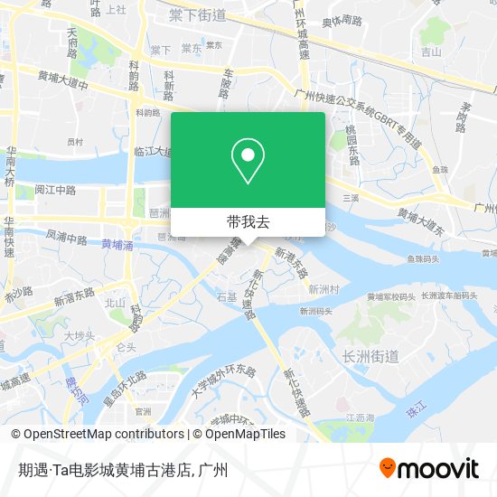 期遇·Ta电影城黄埔古港店地图