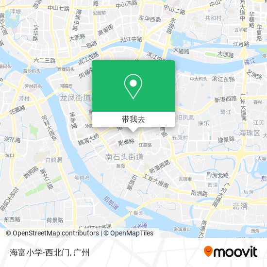 海富小学-西北门地图