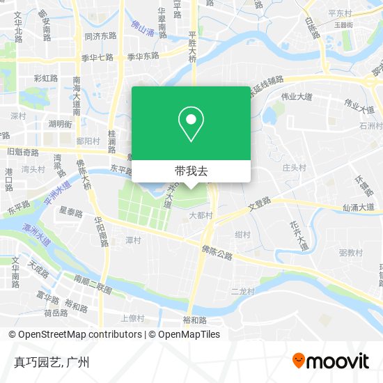 真巧园艺地图