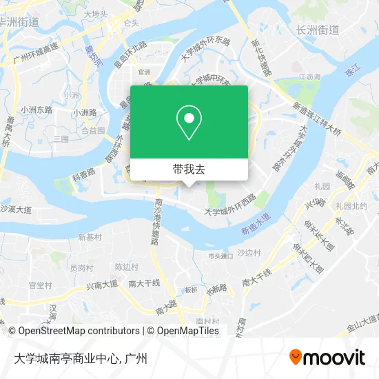 大学城南亭商业中心地图