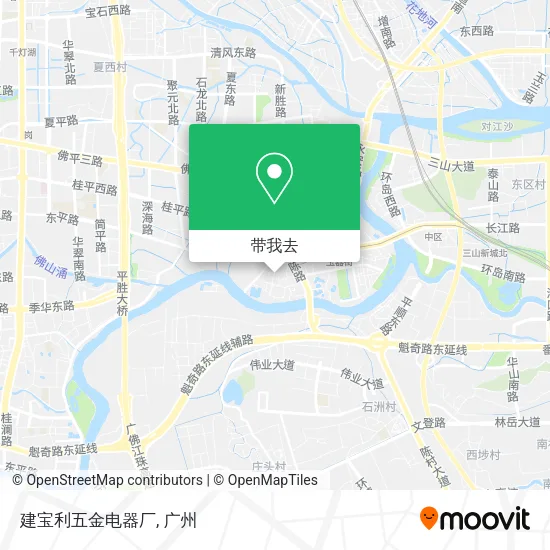 建宝利五金电器厂地图