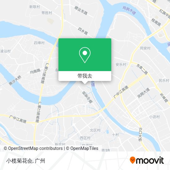 小榄菊花会地图