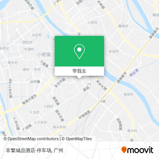非繁城品酒店-停车场地图