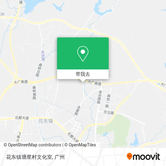 花东镇塘星村文化室地图