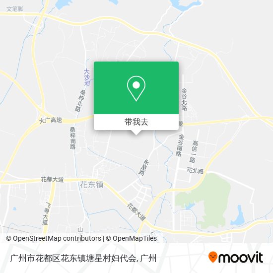 广州市花都区花东镇塘星村妇代会地图