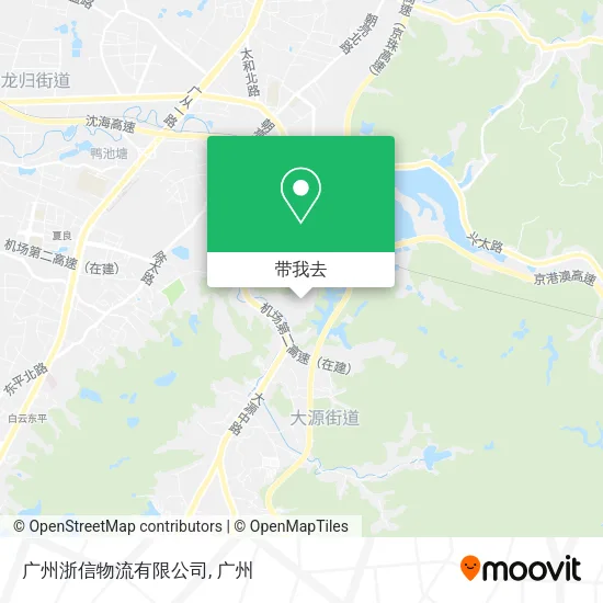 广州浙信物流有限公司地图