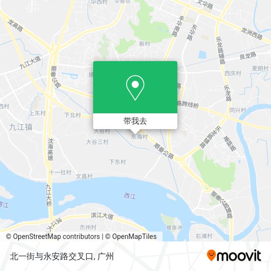 北一街与永安路交叉口地图