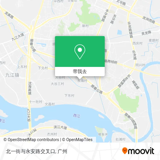 北一街与永安路交叉口地图