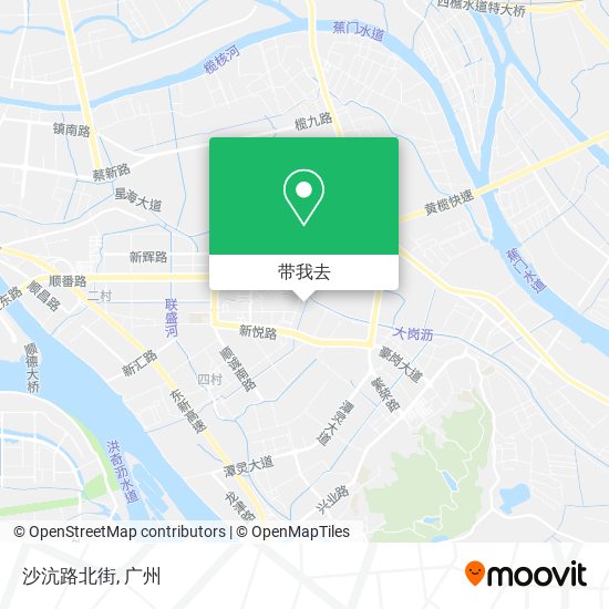 沙沆路北街地图