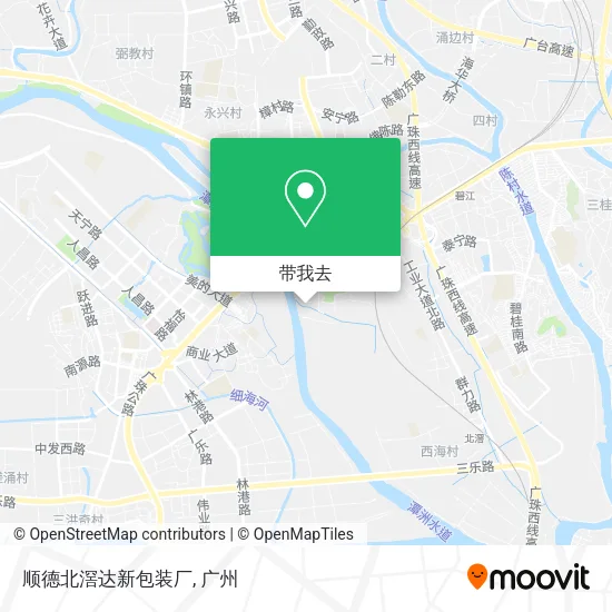 顺德北滘达新包装厂地图