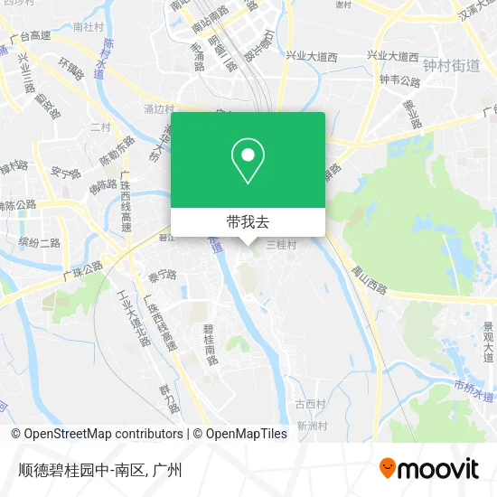 顺德碧桂园中-南区地图