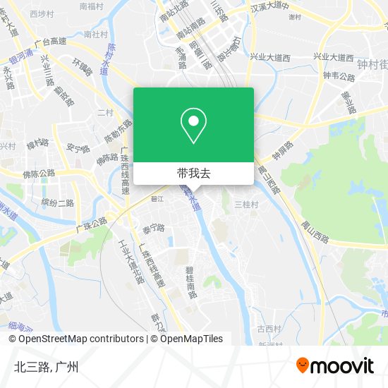 北三路地图