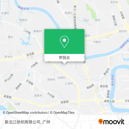新北江纺织有限公司地图