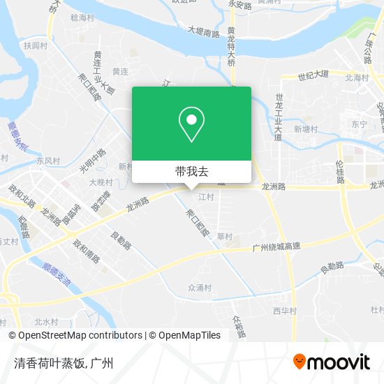 清香荷叶蒸饭地图