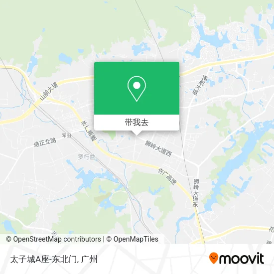 太子城A座-东北门地图
