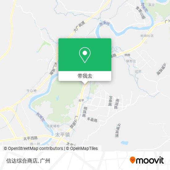 信达综合商店地图
