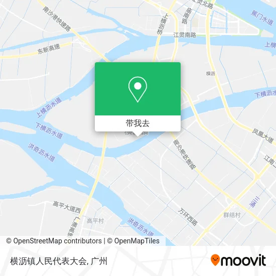 横沥镇人民代表大会地图