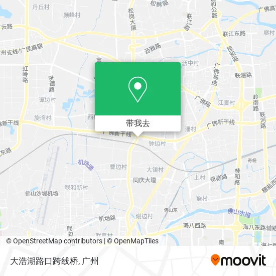 大浩湖路口跨线桥地图