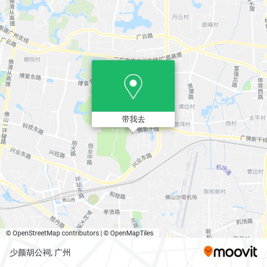 少颜胡公祠地图