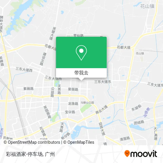 彩福酒家-停车场地图