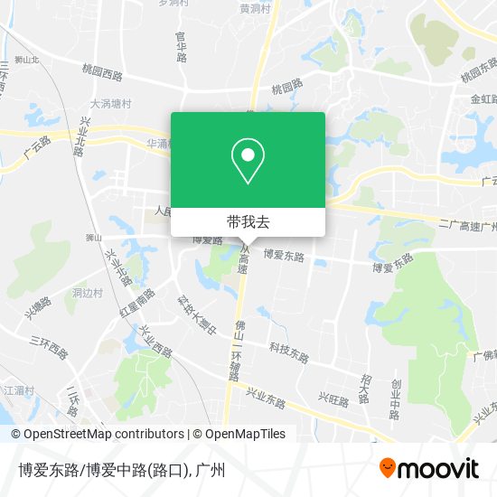 博爱东路/博爱中路(路口)地图