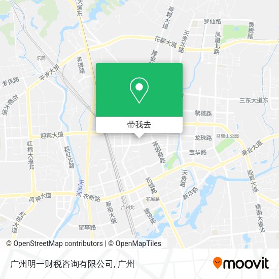 广州明一财税咨询有限公司地图
