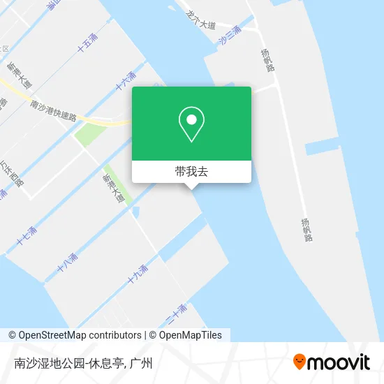 南沙湿地公园-休息亭地图