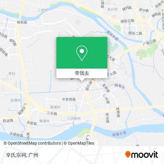 辛氏宗祠地图