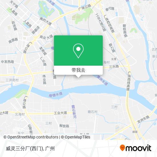威灵三分厂(西门)地图