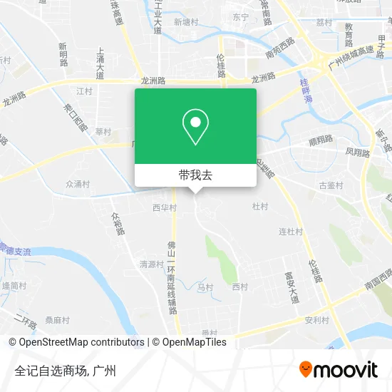 全记自选商场地图