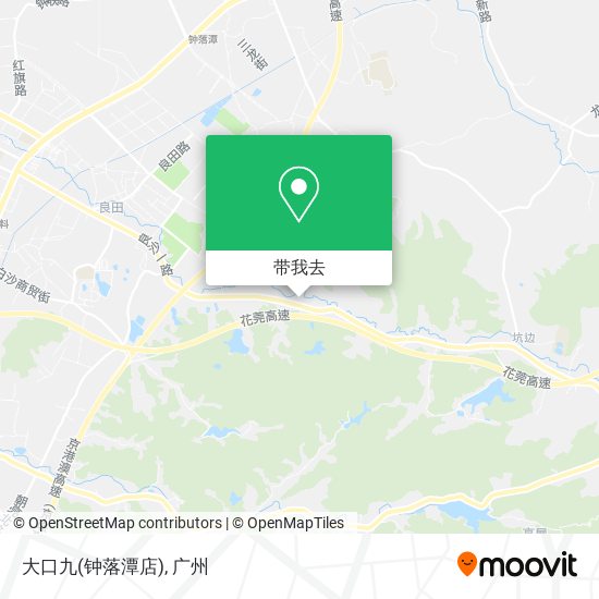大口九(钟落潭店)地图