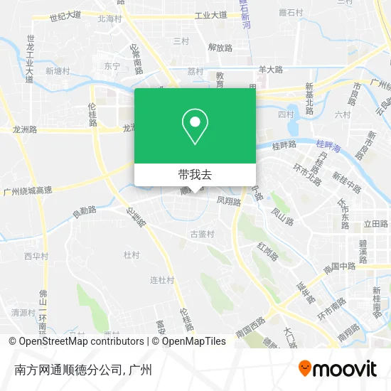 南方网通顺德分公司地图
