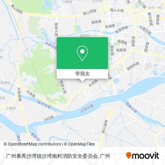 广州番禺沙湾镇沙湾南村消防安全委员会地图