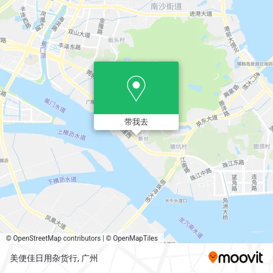 美便佳日用杂货行地图