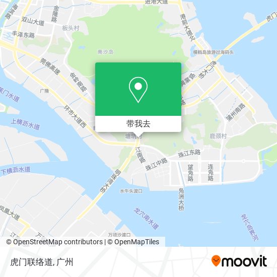 虎门联络道地图