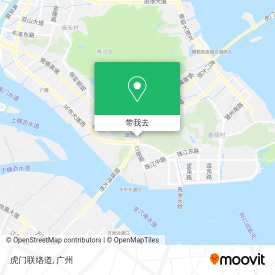 虎门联络道地图