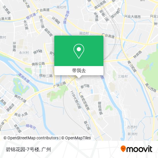 碧锦花园-7号楼地图