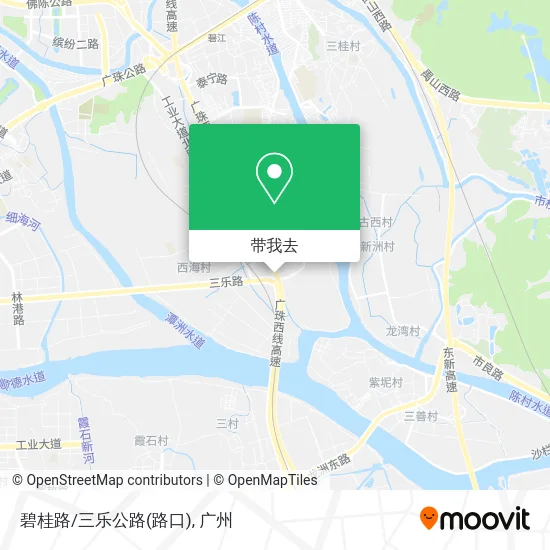 碧桂路/三乐公路(路口)地图