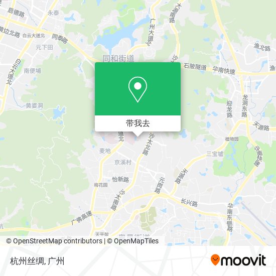 杭州丝绸地图
