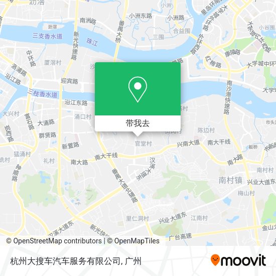 杭州大搜车汽车服务有限公司地图