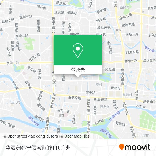 华远东路/平远南街(路口)地图