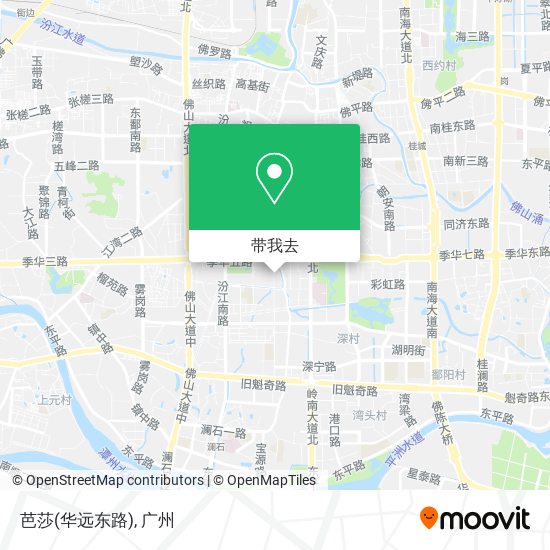 芭莎(华远东路)地图
