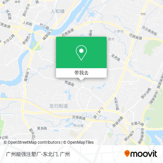 广州能强注塑厂-东北门地图