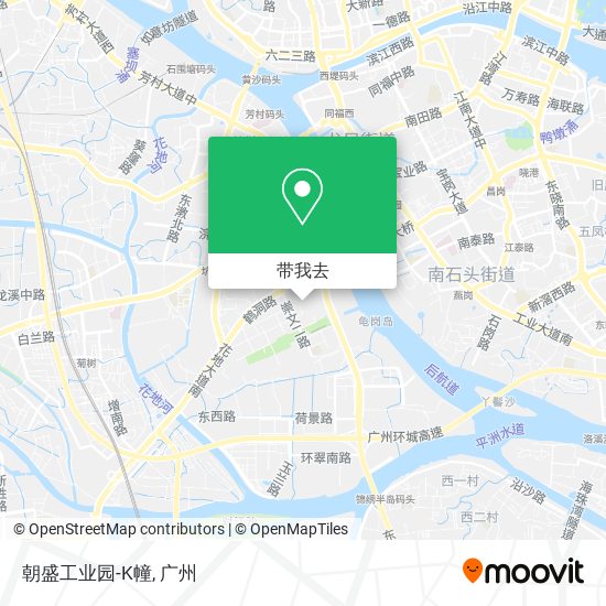 朝盛工业园-K幢地图