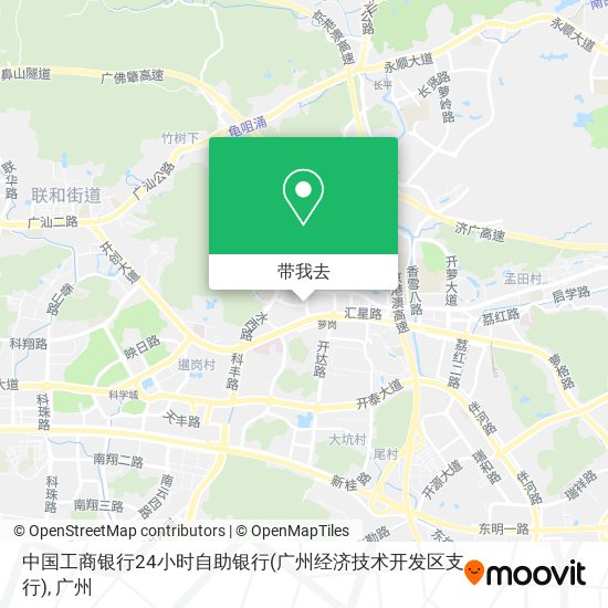 中国工商银行24小时自助银行(广州经济技术开发区支行)地图