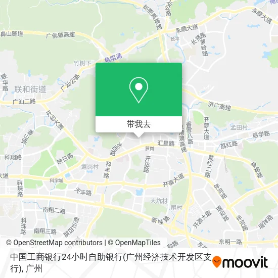 中国工商银行24小时自助银行(广州经济技术开发区支行)地图