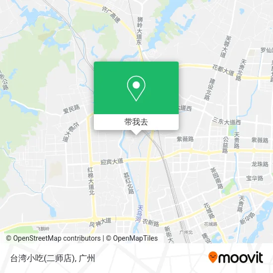 台湾小吃(二师店)地图