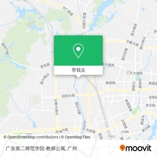 广东第二师范学院-教师公寓地图