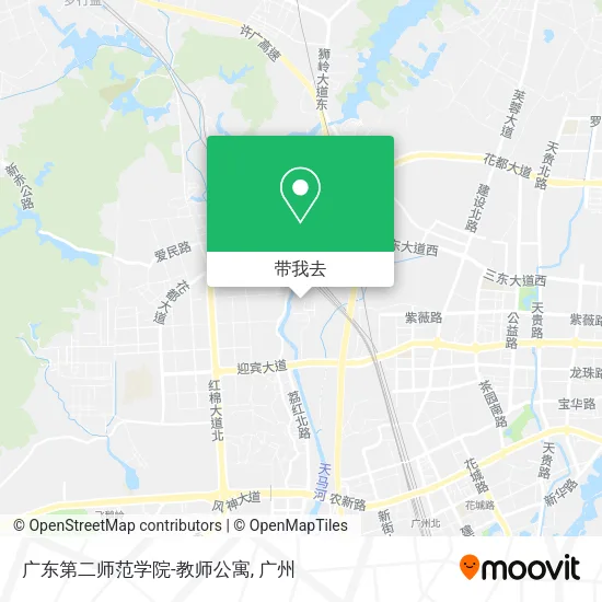 广东第二师范学院-教师公寓地图